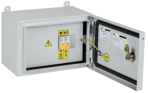 Ящик с понижающим трансформатором ЯТП IEK 220/42В 0,25кВа IP54 картинка